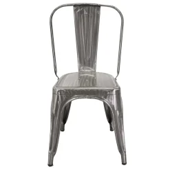 Sedia in ferro New bristol galvanizzato