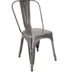 Sedia in ferro New bristol galvanizzato