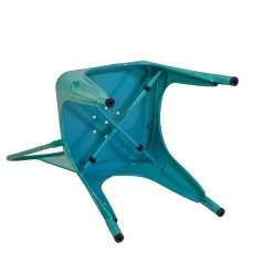 Sedia in ferro New bristol azzurro antico
