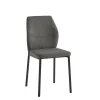 Sedia in tessuto Anya 56x42x88,5 cm grigio scuro