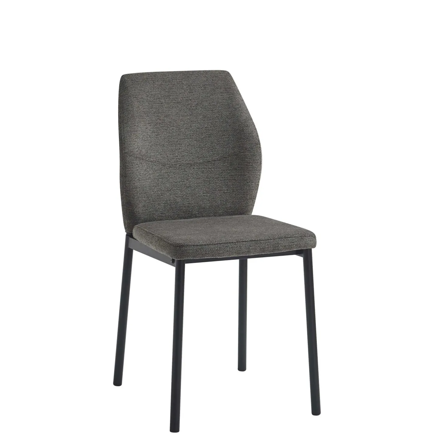Sedia in tessuto Anya 56x42x88,5 cm grigio scuro