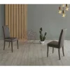 Sedia Nancy 101x47x47 cm Marrone 2 pz
