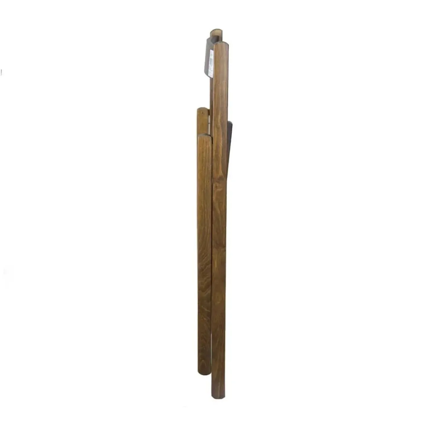 Sedia pieghevole a listelli in legno 48x43x79 cm noce