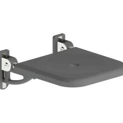 Sedile a parete pieghevole 43x18 cm antracite