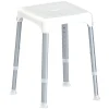 Sedile doccia regolabile 54x30x30 cm bianco