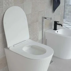 Sedile WC slim Surf in termoindurente 460x365x42 mm
