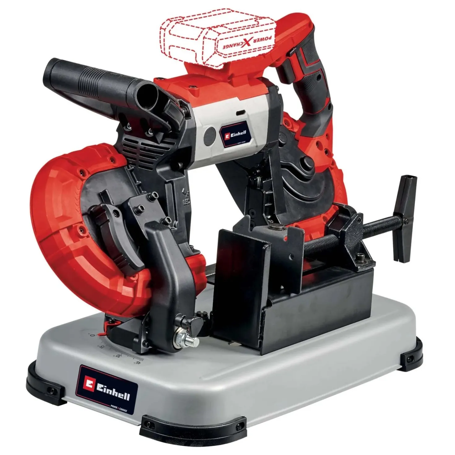 Sega a nastro a batteria TE-MB 18/127 U Li-Solo Einhell 18V L 1141 mm