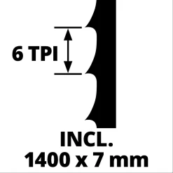 Sega a nastro Einhell TC-SB 200/1 taglio 80 mm 250 W