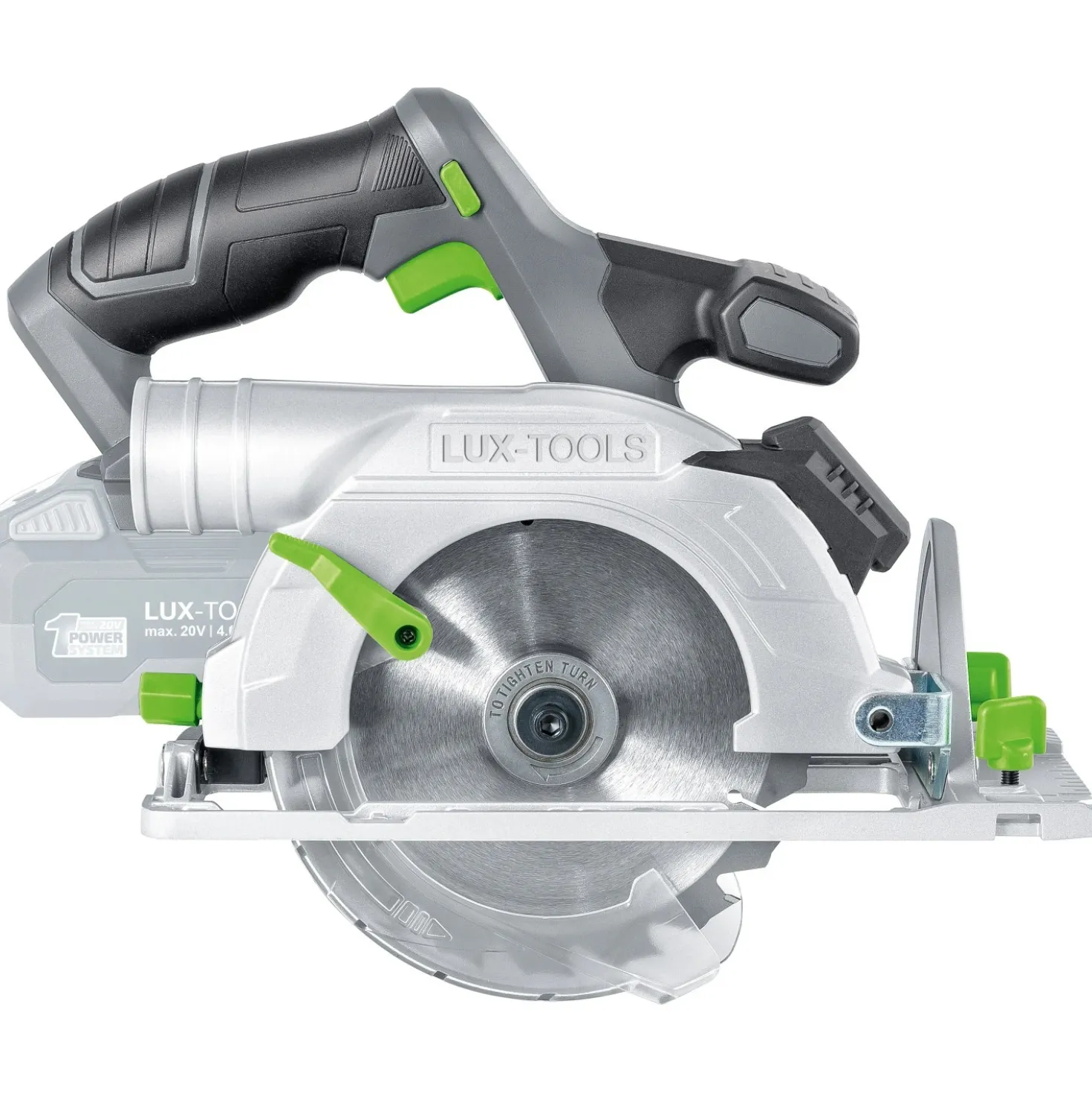 Sega circolare a batteria LUX A-KS-20/150 - Solo corpo macchina