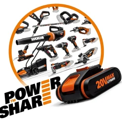 Seghetto alternativo Worx WX543.9 80 mm 36 W solo corpo macchina