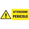 Segnaletica di sicurezza "Attenzione pericolo" 31 x 14 cm