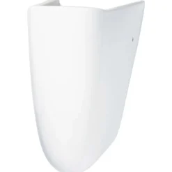 Semicolonna lavello ceramica antibatterica Segundo Frente 263 mm bianco