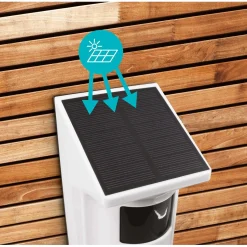 Sensore volumetrico esterno antifurto con sirena Solar Guard Avidsen 110 dB