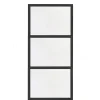 Separatore in legno parafiato 80 cm x 150 cm tinto nero