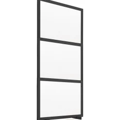 Separatore in legno parafiato 80 cm x 150 cm tinto nero