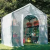 Serra da giardino in PVC e PE Violetta 200x200xh220 cm