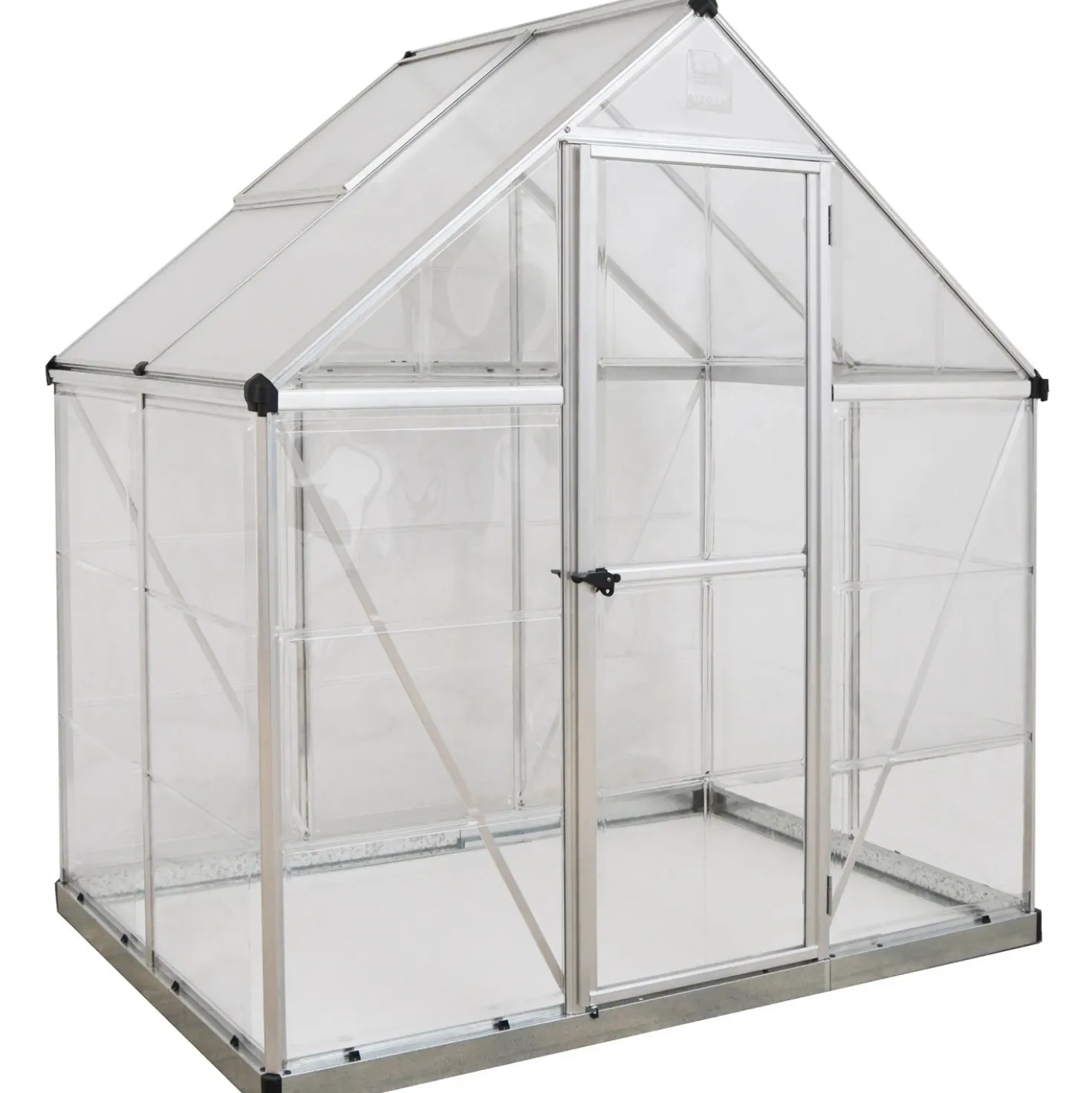 Serra da giardino Palram Canopia Hybrid 126x185x208 cm argento