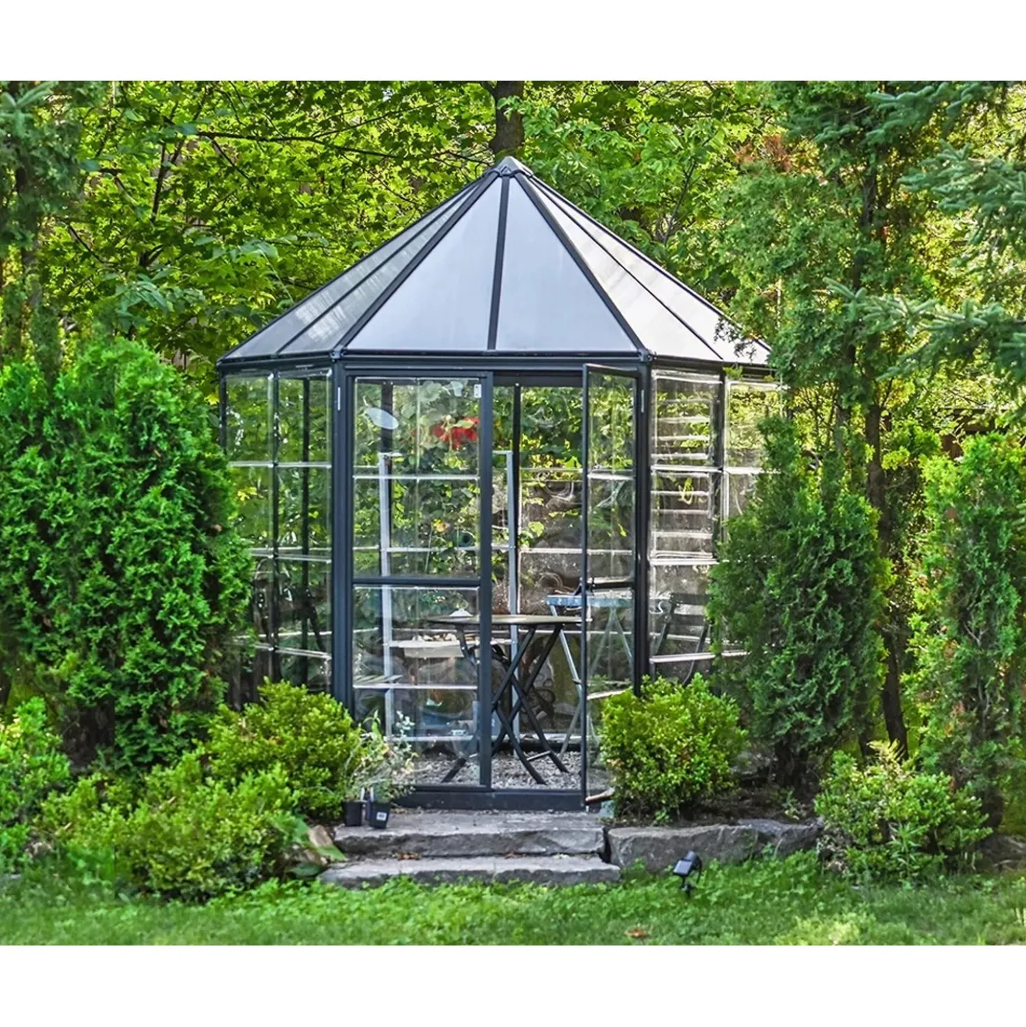 Serra da giardino Palram Canopia Oasis 247x213x267 cm