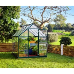 Serra da giardino Palram Canopia Hybrid 2,5x1.9 verde pareti laterali chiare
