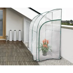 Serra da terrazzo a parete in PVC 215x100x200 cm