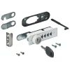 Serratura a cilindro con porta cerniera destra 24x86,8 mm bianco