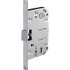 Serratura patent mediana interasse 18 con bordo tondo E50 cromo sat