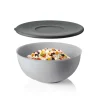 Set 3 contenitori con coperchi Ø 28-24-20 cm