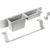 Set accessori lavello Idrostile Studio Design acciaio spazzolato