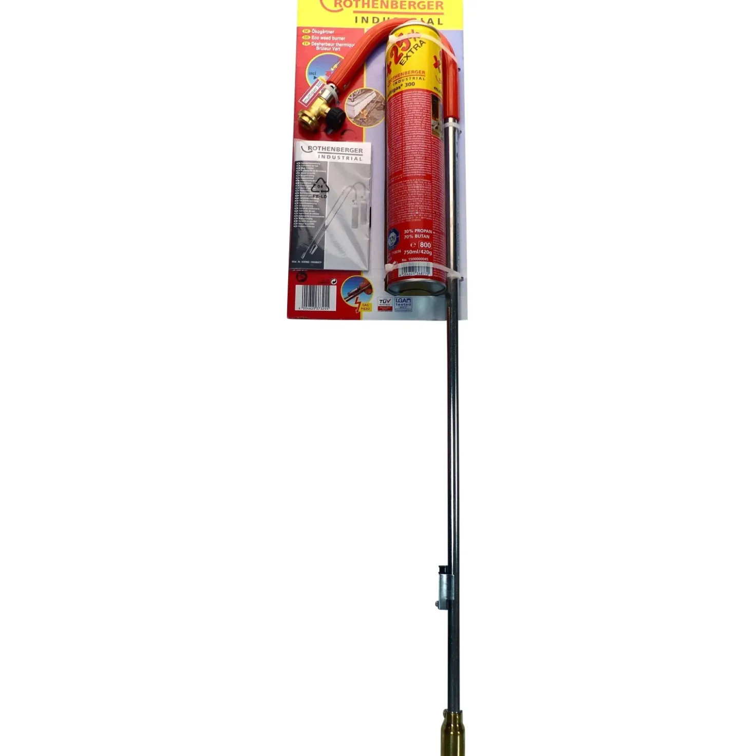 Set bruciatore universale Rothenberger Industrial 1 Univ. + 1 Multigas Jumbo