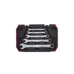 Set bussole e accessori 1/4" Krino con chiavi combinate in valigetta 40 pz
