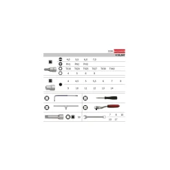 Set bussole e accessori 1/4