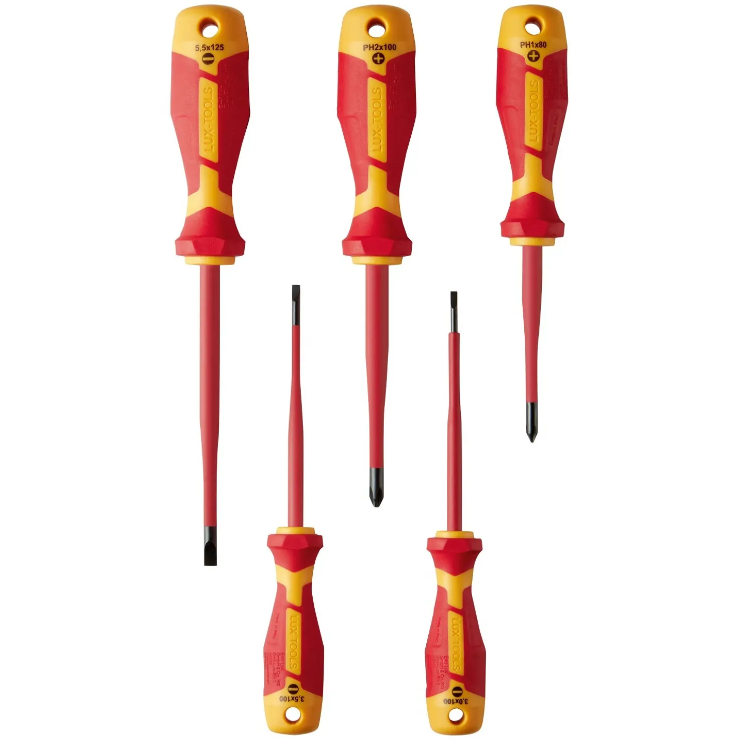 Set cacciaviti VDE LUX-TOOLS Slim 5 pz