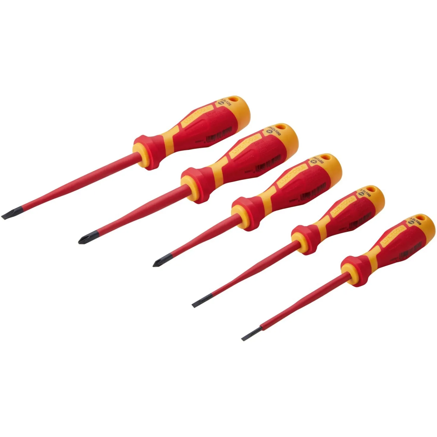 Set cacciaviti VDE LUX-TOOLS Slim 5 pz