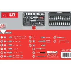 Set chiavi a bussola e inserti 1/4