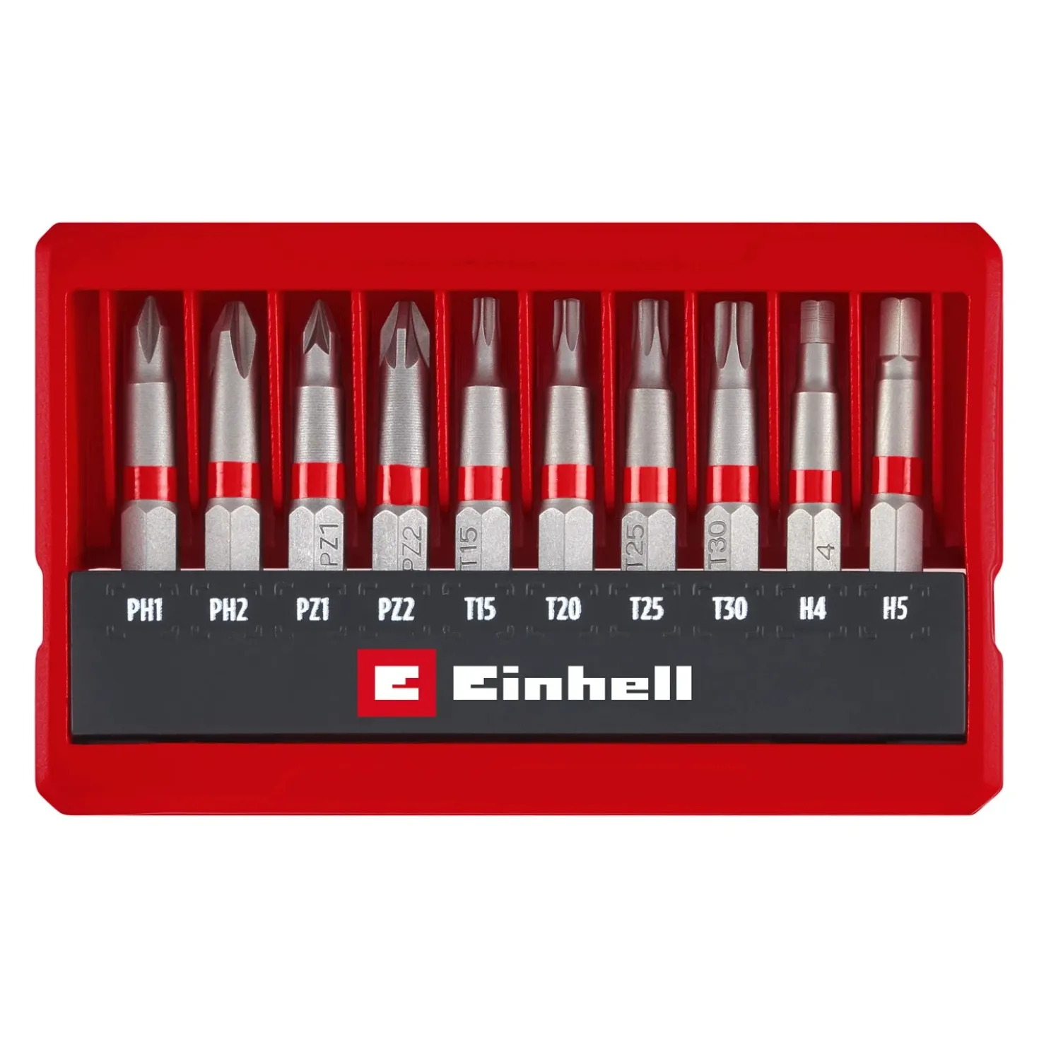 Set di bit Einhell in formato tascabile 10 pz 50 mm