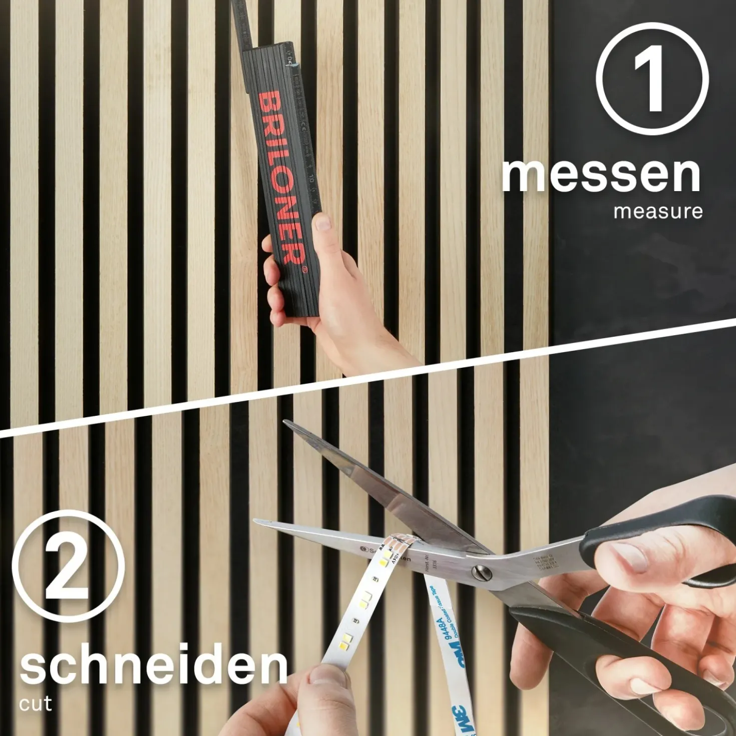 Set di espansione striscia LED Pimp Your Panel CCT 2,6 m x 1 cm
