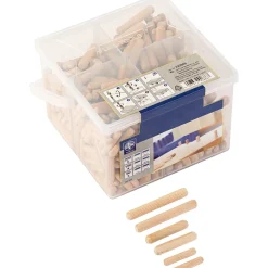 Set di tasselli per legno LUX-TOOLS in secchiello 400 pz