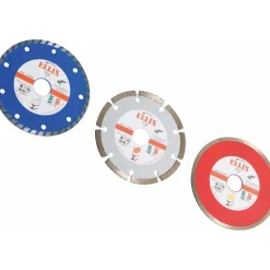 Set dischi da taglio diamantati Ellix Ø 125 mm