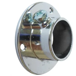 Set ghiere con vite per tubo cromo