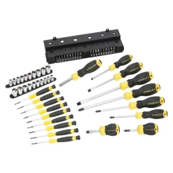 Set giraviti inserti e chiavi a bussola Stanley 57 pz