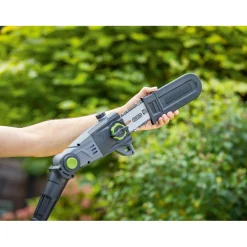 Set 2in1 tagliasiepi telescopico a batteria e sega per rami LUX A-HS-20/41T