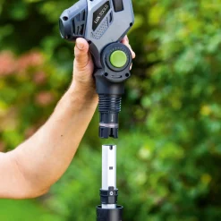 Set 2in1 tagliasiepi telescopico a batteria e sega per rami LUX A-HS-20/41T