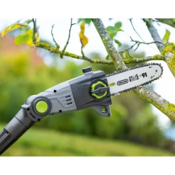 Set 2in1 tagliasiepi telescopico a batteria e sega per rami LUX A-HS-20/41T