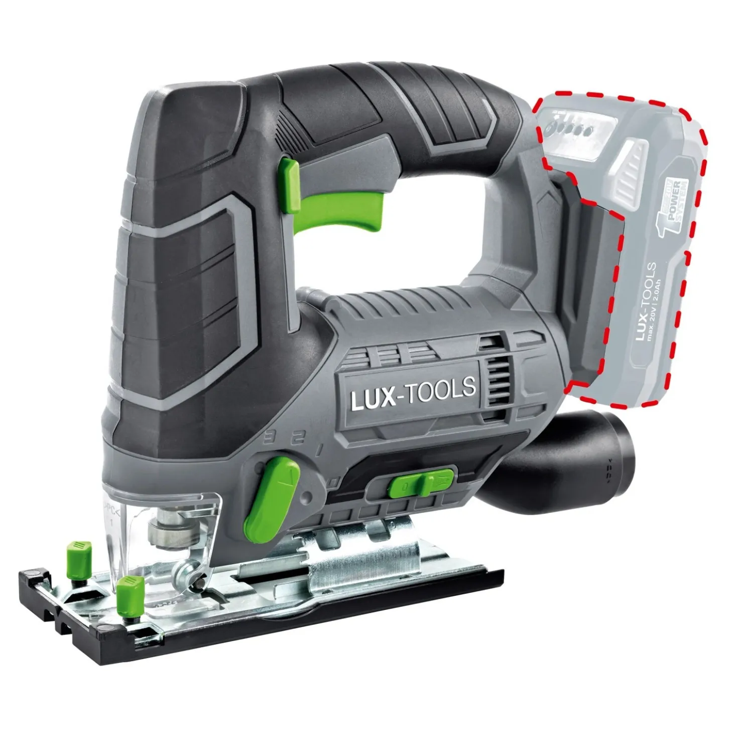 Set 3in1 Trapano avv. Seghetto alt. Smerigliatrice ang. LUX-TOOLS PowerSystem