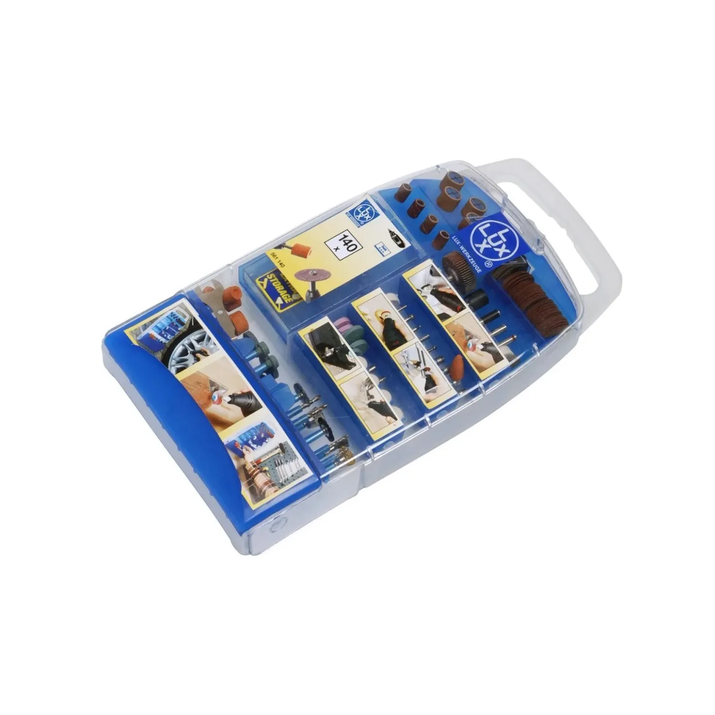 Set miniutensili LUX-TOOLS 140 pz