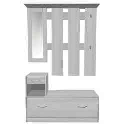 Set mobili in ingresso pannello truciolare 100x24x159 cm ghiaccio