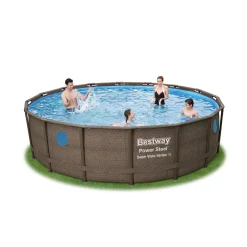 Set piscina fuori terra Bestway® Power Steel™ Swim Vista™ II 4.88 m x 1.22 m