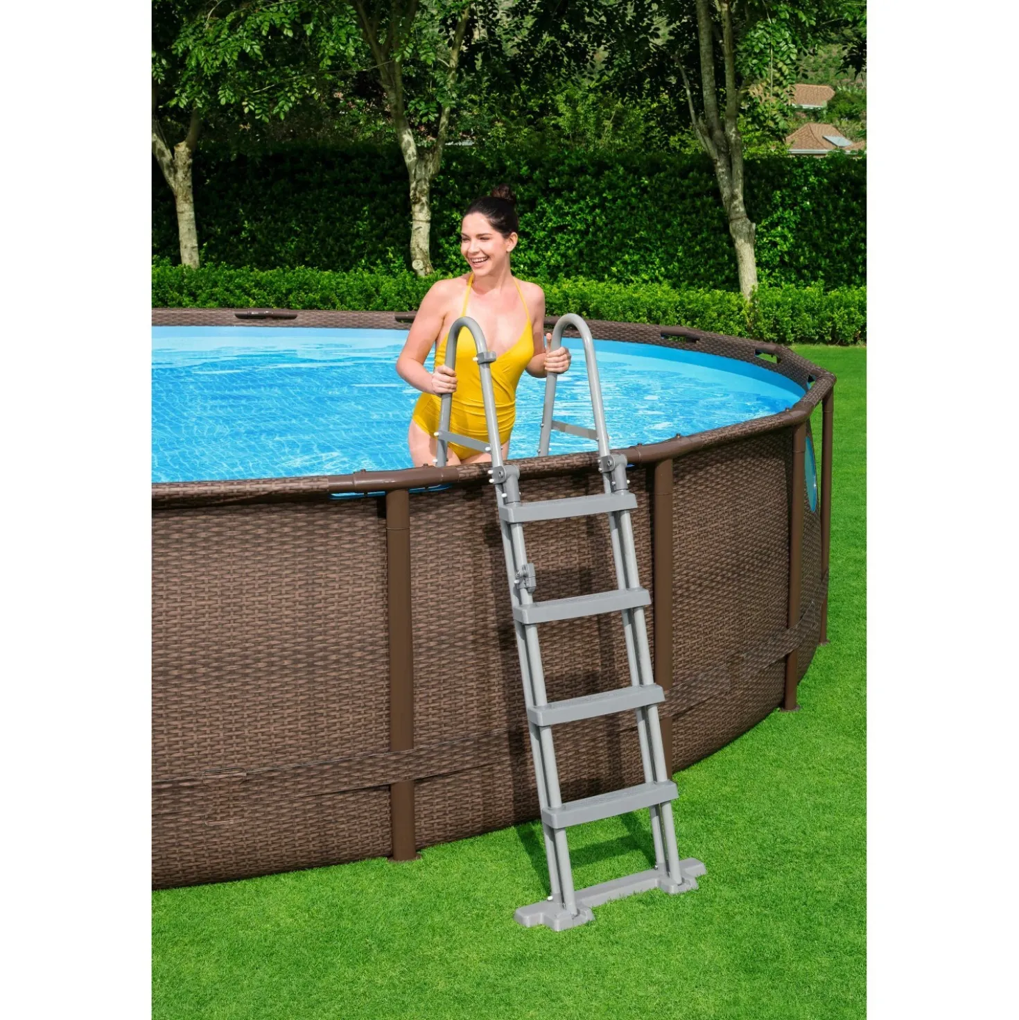 Set piscina fuori terra Bestway® Power Steel™ Swim Vista™ II 4.88 m x 1.22 m