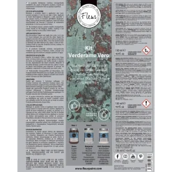 Set pittura effetto verderame Fleur Real Verdigris 130 ml