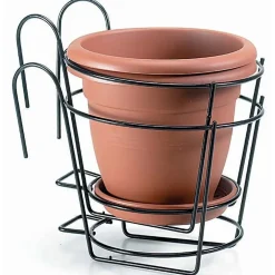 Set portavaso Ø 22 cm 2 pz terracotta